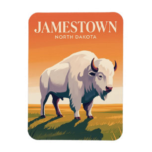 World's Largest Buffalo USA Magnet