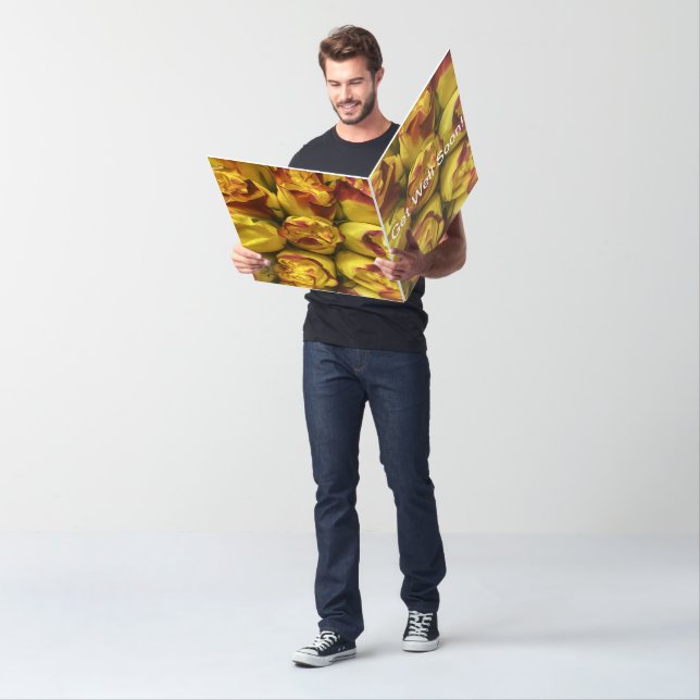 Worlds Largest Get Well Soon Message Jumbo Card (In Situ)