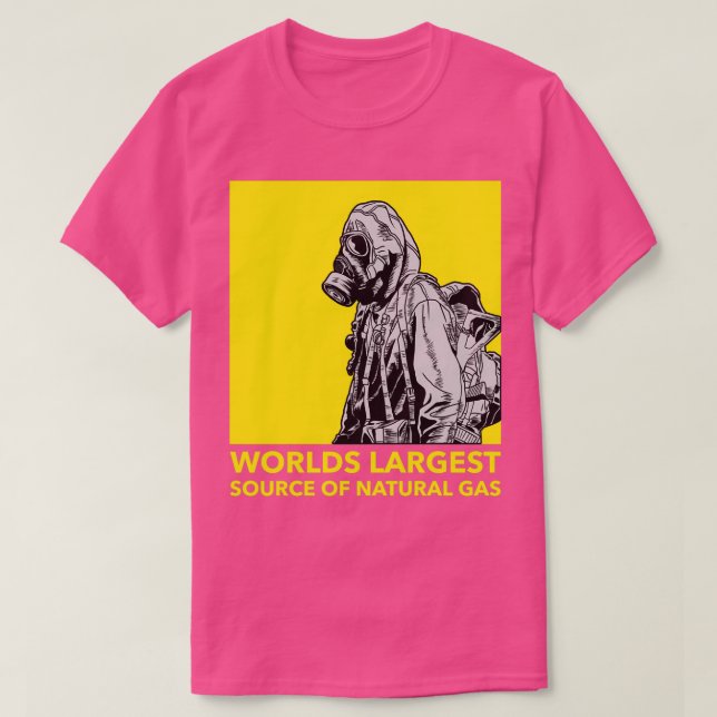 Worlds largest source of natural gas 39 T-Shirt (Design Front)
