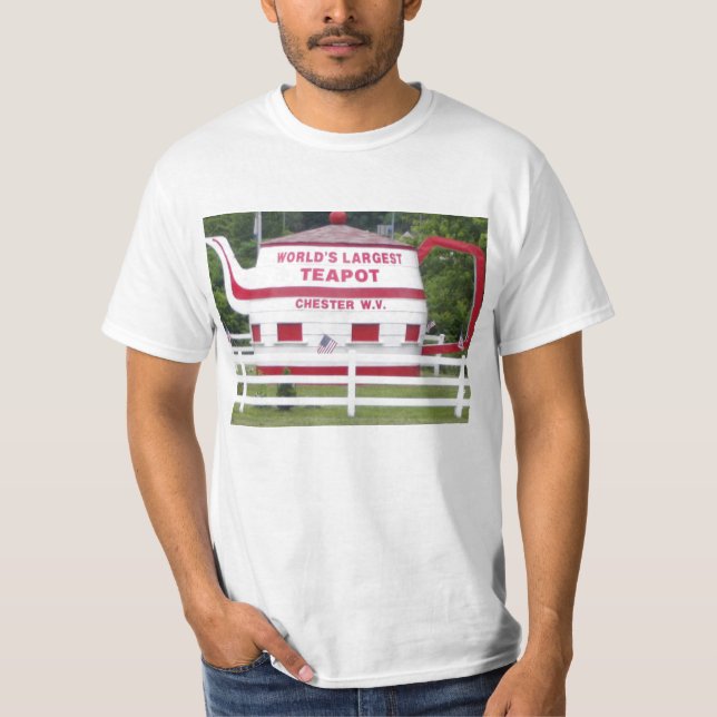 World's Largest Teapot T-Shirt (Front)
