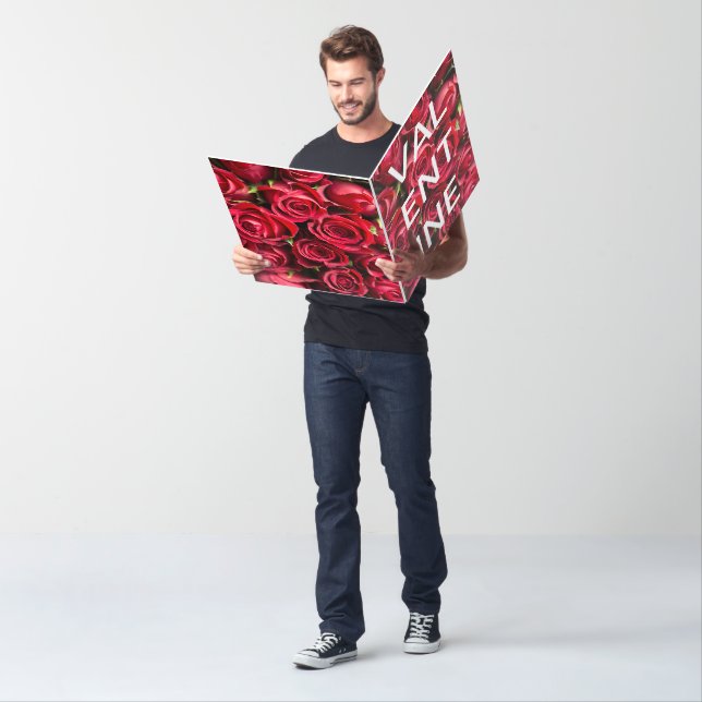 Worlds Largest Valentines Day Jumbo Card (In Situ)