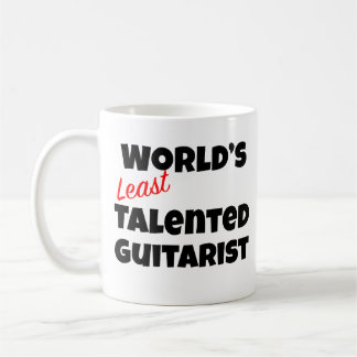 World's Least Talented Guitarist Mug Gag Gift
