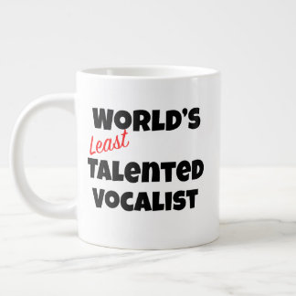 World's Least Talented Vocalist Gag Gift Mug