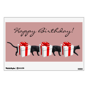 World's Longest Cat Wall Sticker