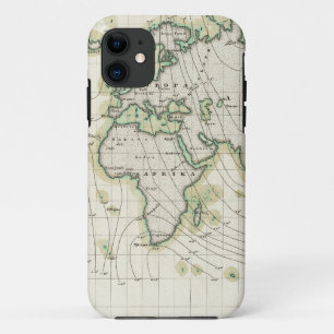 World's magnetic declination iPhone 11 case