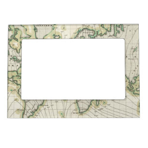 World's magnetic declination photo frame