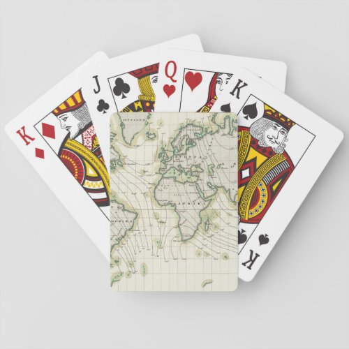 Worlds magnetic declination poker cards