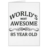 World's Most 85 Year Old (Front)
