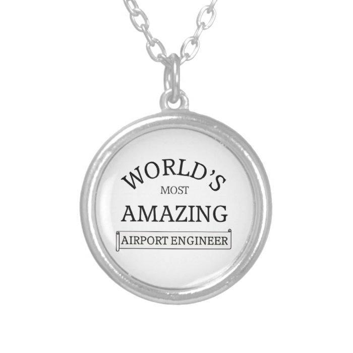 World's most amazing Airport Engineer Custom Necklace