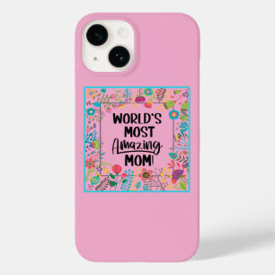 World's Most Amazing Mom Case-Mate iPhone 14 Case