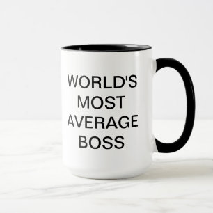 World's Most Average Boss Mug