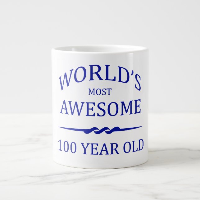 World's Most Awesome 100 Year Old Giant Coffee Mug (Front)