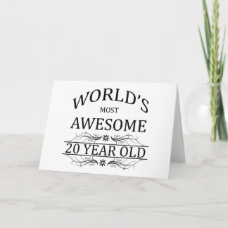 World's Most Awesome 20 Year Old Card