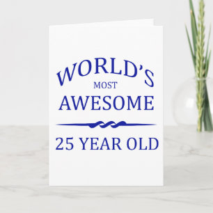 World's Most Awesome 25 Year Old Card