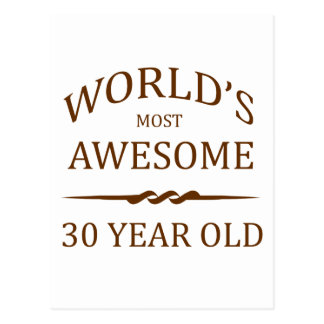 World's Most Awesome 30 Year Old Postcard