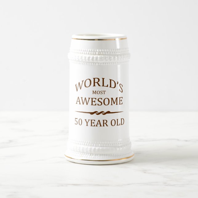 World's Most Awesome 50 Year Old Beer Stein (Center)
