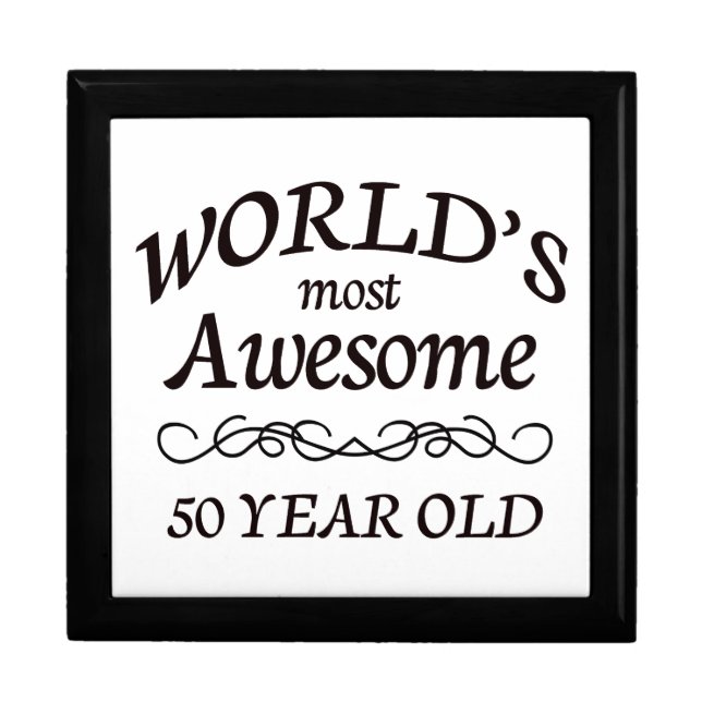 World's Most Awesome 50 Year Old Gift Box (Front)