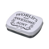 World's Most Awesome Aunt Jelly Belly Candy Tin (Side)