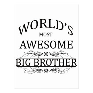 World's Most Awesome Big Brother Postcard