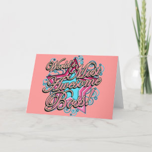 Worlds Most Awesome Boss Card