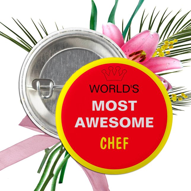 Worlds Most Awesome - CHEF (best one) Button (Creator Uploaded)