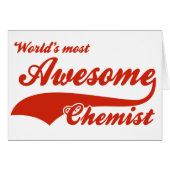 World's Most Awesome chemist (Front Horizontal)