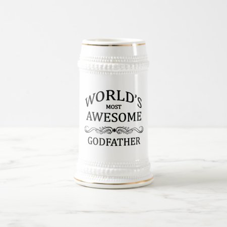 World's Most Awesome Godfather Beer Stein