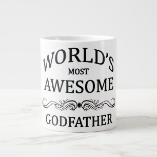 World's Most Awesome Godfather Giant Coffee Mug