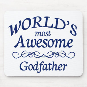 World's Most Awesome Godfather Mouse Pad