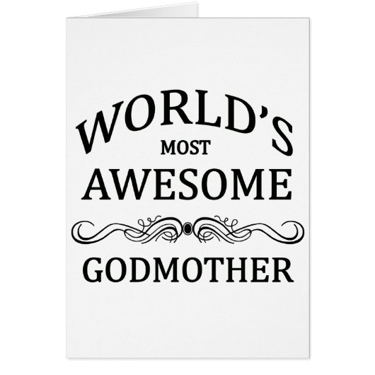 World's Most Awesome Godmother (Front)