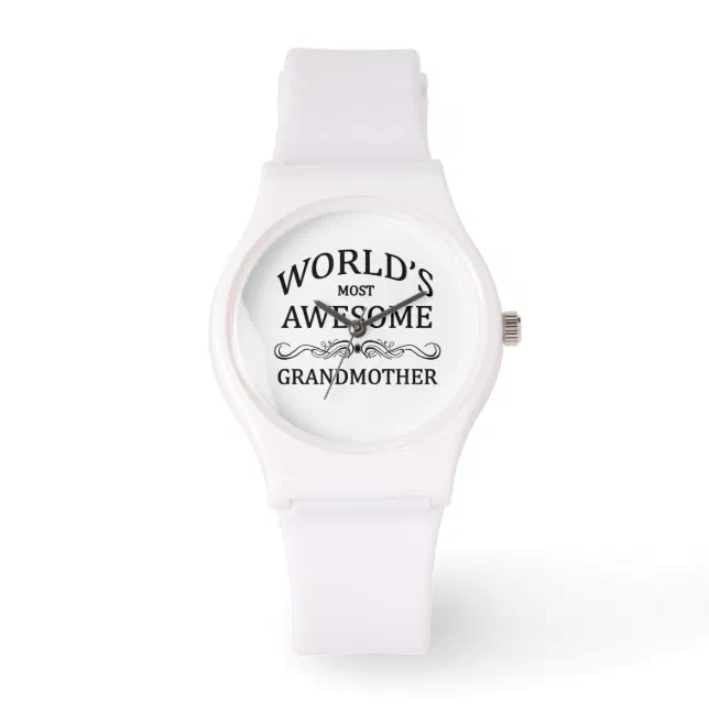 World's Most Awesome Grandmother Watch Zazzle