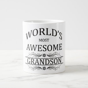 World's Most Awesome Grandson Giant Coffee Mug