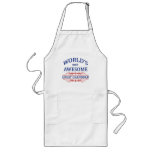 World&#39;s Most Awesome Great Granddad Long Apron at Zazzle