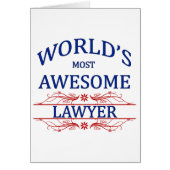 World's Most Awesome Lawyer (Front)