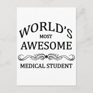 World's Most Awesome Medical Student Postcard
