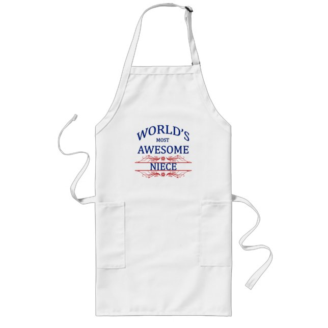 World's Most Awesome Niece Long Apron (Front)