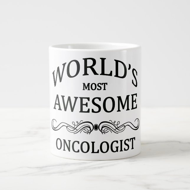 World's Most Awesome Oncologist Giant Coffee Mug (Front)