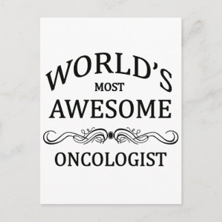 World's Most Awesome Oncologist Postcard