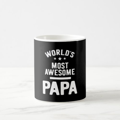 Worlds Most Awesome Papa Father Gift Coffee Mug