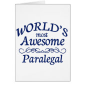 World's Most Awesome Paralegal (Front)