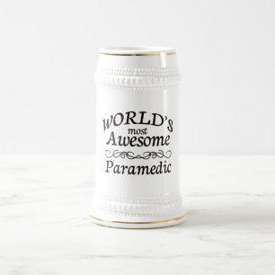 World's Most Awesome Paramedic Beer Stein