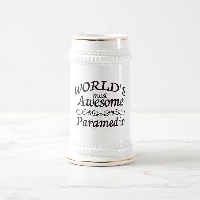World's Most Awesome Paramedic Beer Stein (Center)