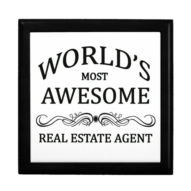 World's Most Awesome Real Estate Agent Gift Box (Front)