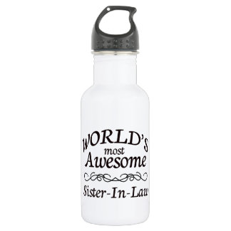 World's Most Awesome Sister-In-Law Stainless Steel Water Bottle