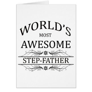 World's Most Awesome Step-Father Cards