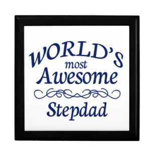 World's Most Awesome Stepdad Keepsake Box