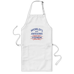 World's Most Awesome Stepmom Long Apron
