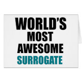World's most awesome Surrogate (Front Horizontal)