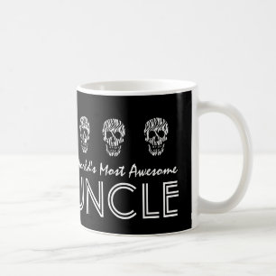 World's Most Awesome UNCLE Zebra Skulls V10 Coffee Mug