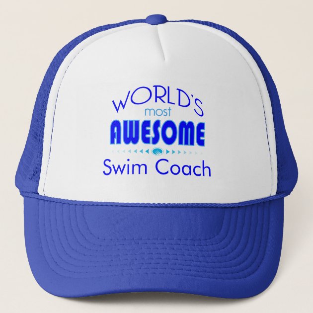 swim trucker hat